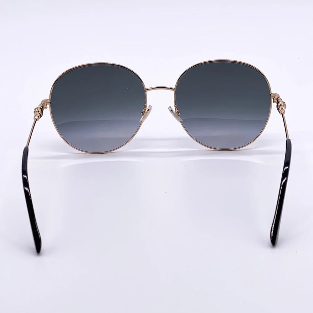 JIMMY CHOO BRAND NEW ROUND OVERSIZED GREY WOMEN SUNGLASSES JIMMY CHOO